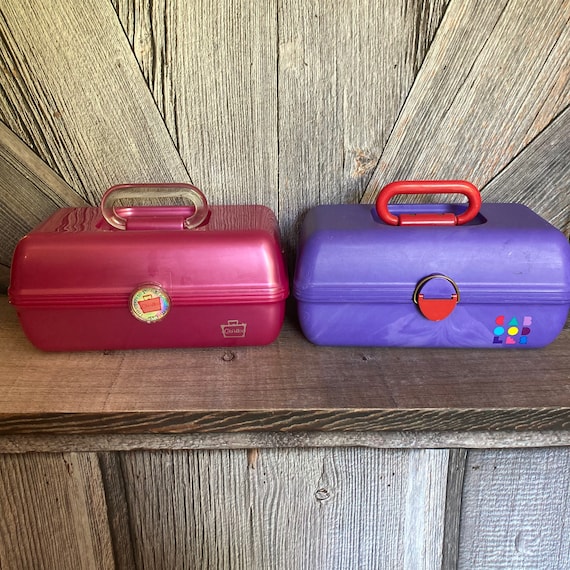 Vintage Caboodle 90s Make up Organizer pick One Vanity Mirror  Organizational Jewelry Box Office Supply Box School Case 1990's Girl Toy -   Israel