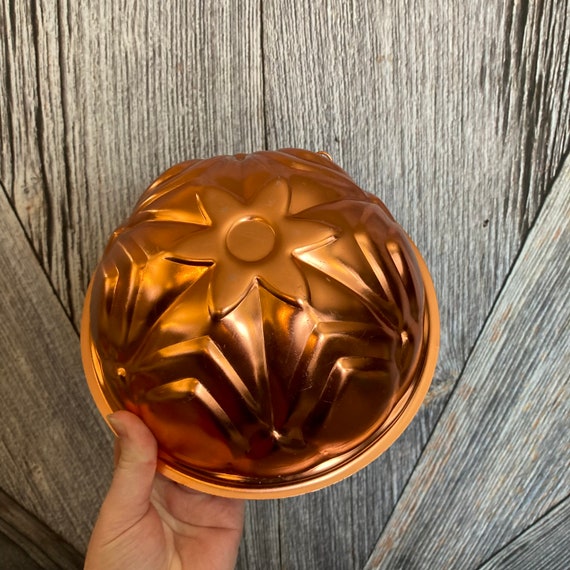 Vintage Jello Molds Copper Metal Farmhouse Decor Wall Hanging