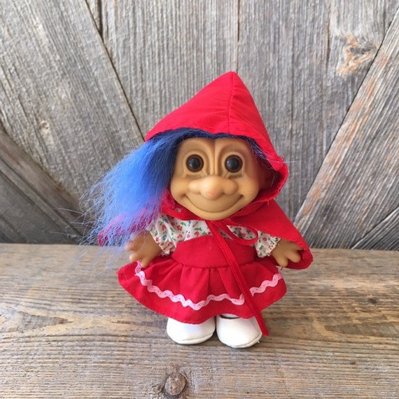 NEW IN ORIGINAL WRAPPER LITTLE RED RIDING HOOD 5/" Russ Storybook Troll Doll