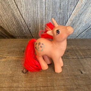 Vintage My Little Pony Skyflier Sky Flier Pink Generation 1 G1 1984} 1980s My Little Pony Original Horse Toy Birthday Gift