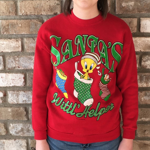 looney tunes ugly christmas sweater