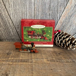 Vintage Lionel Train Christmas Ornament {Hallmark Keepsake Ornament} General Steam Locomotive Holiday Collectors Gift Decoration