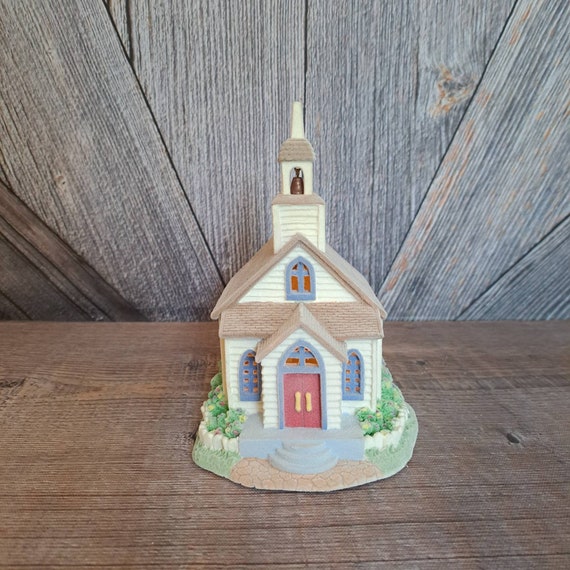 Vintage Christmas Village Church Light vintage Avon Spring Etsy