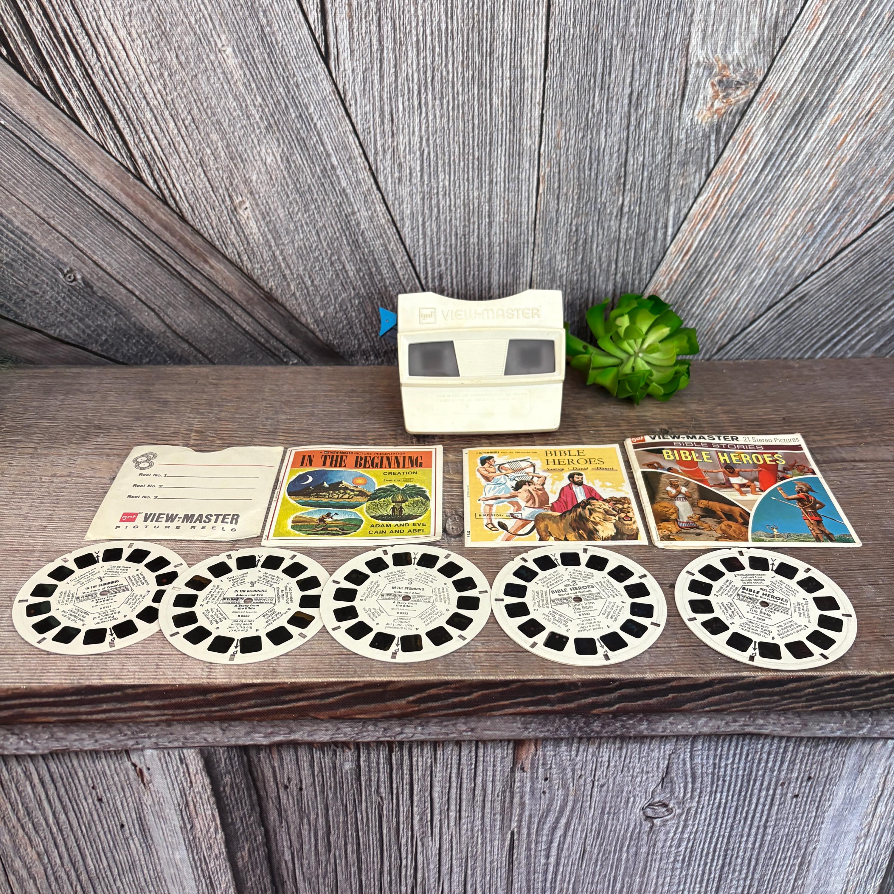 Vintage View Master Toy With {bible Heroes, David and Goliath