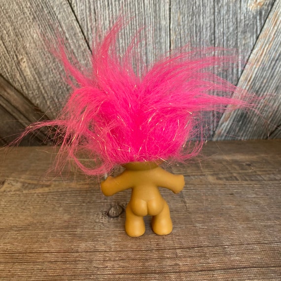Vintage Happy New Year Troll Doll Baby Troll with Pink Hair - Etsy