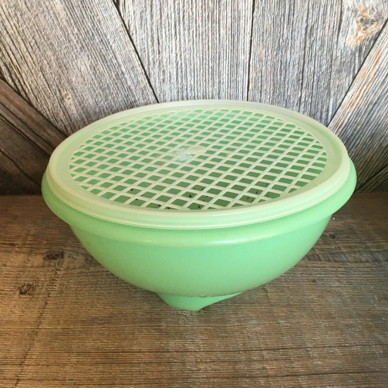 Vintage Tupperware Colander plastic Tupper Ware Strainer Etsy Denmark