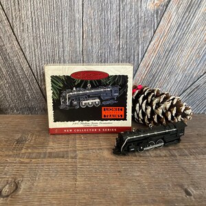 Vintage Lionel Train Christmas Ornament {Hallmark Keepsake Ornament} Hudson Steam Locomotive Holiday Collectors Holiday Gift Decoration