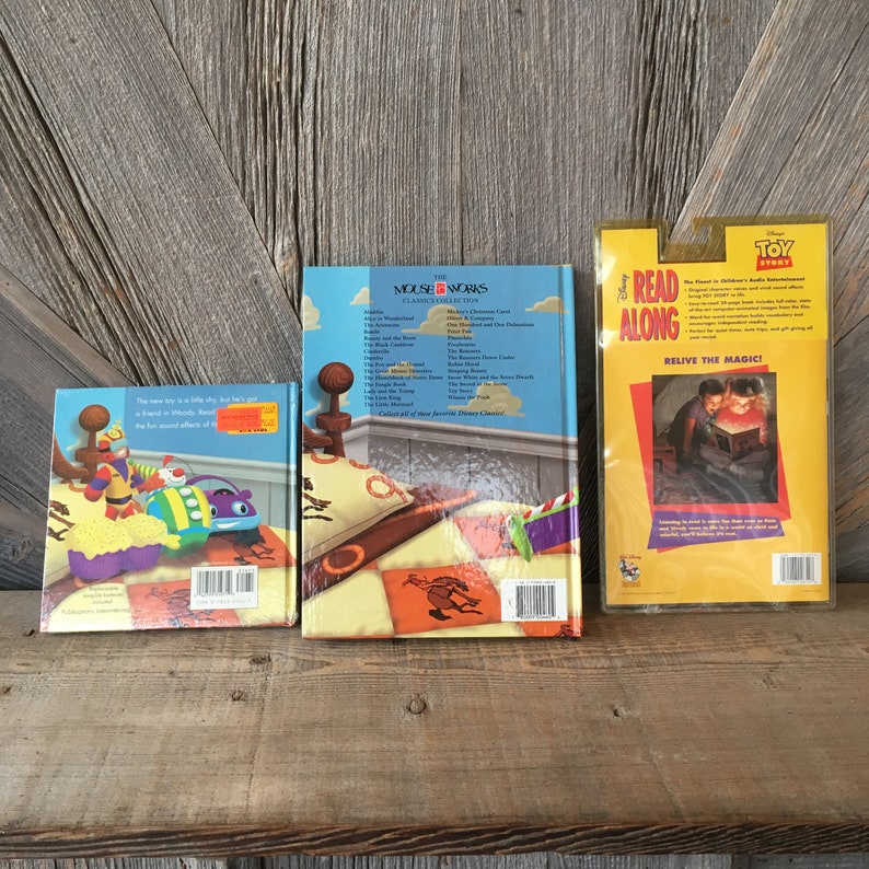 Toy Story Book Woody and the New Toy Playasound Book Read Etsy
