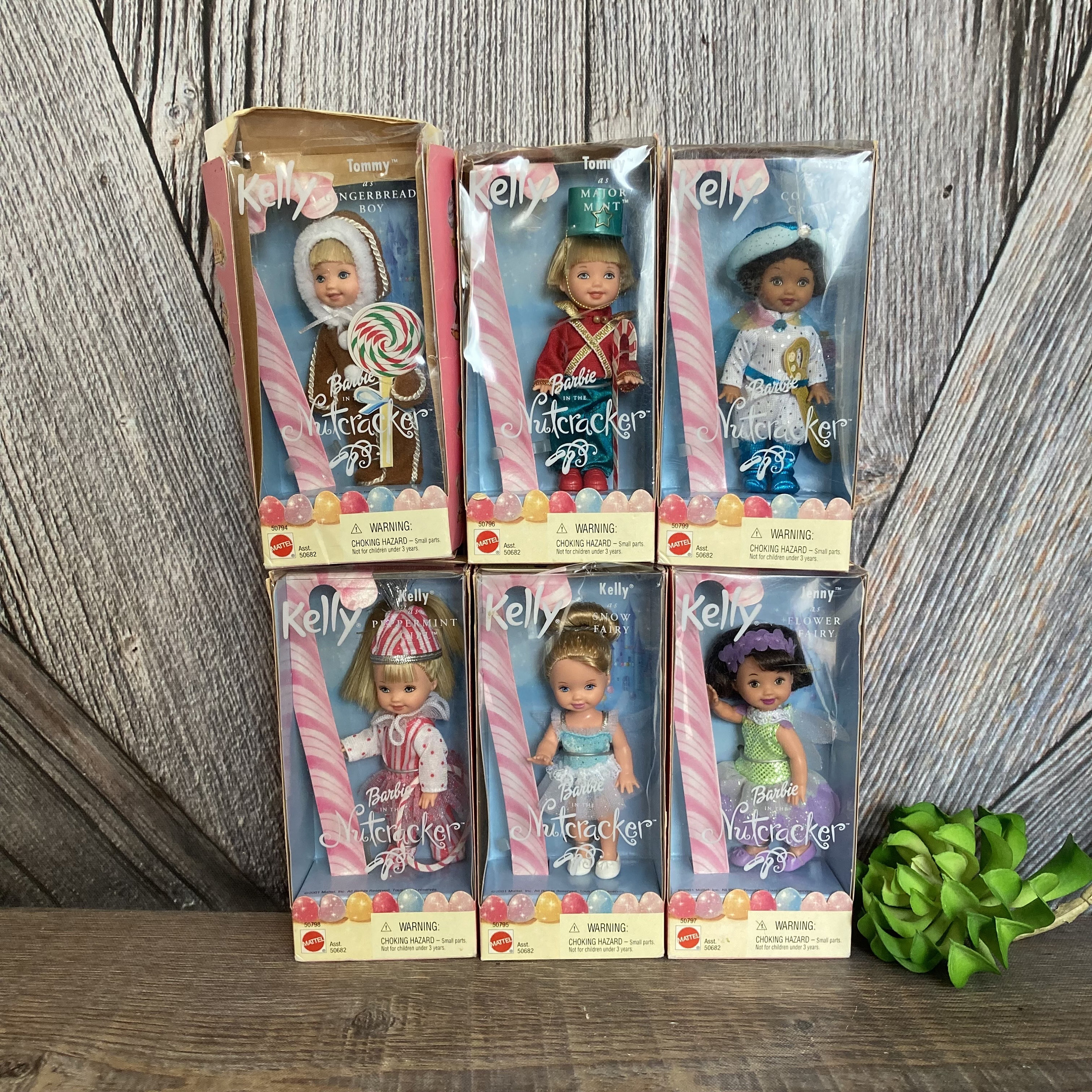 Barbie Nutcracker Kelly Tommy As Major Mint Doll (2001) : Barbie Nutcracker Kelly Tommy as Gingerbread Boy Doll