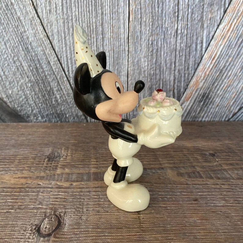 Download Vintage Mickey Mouse Figurine Mickey S Happy Birthday Cake Lenox Mickey Miniature Mickey Disney Cake Topper Gift For Friend Walt Disney Collectibles Art Collectibles Efp Osteology Org