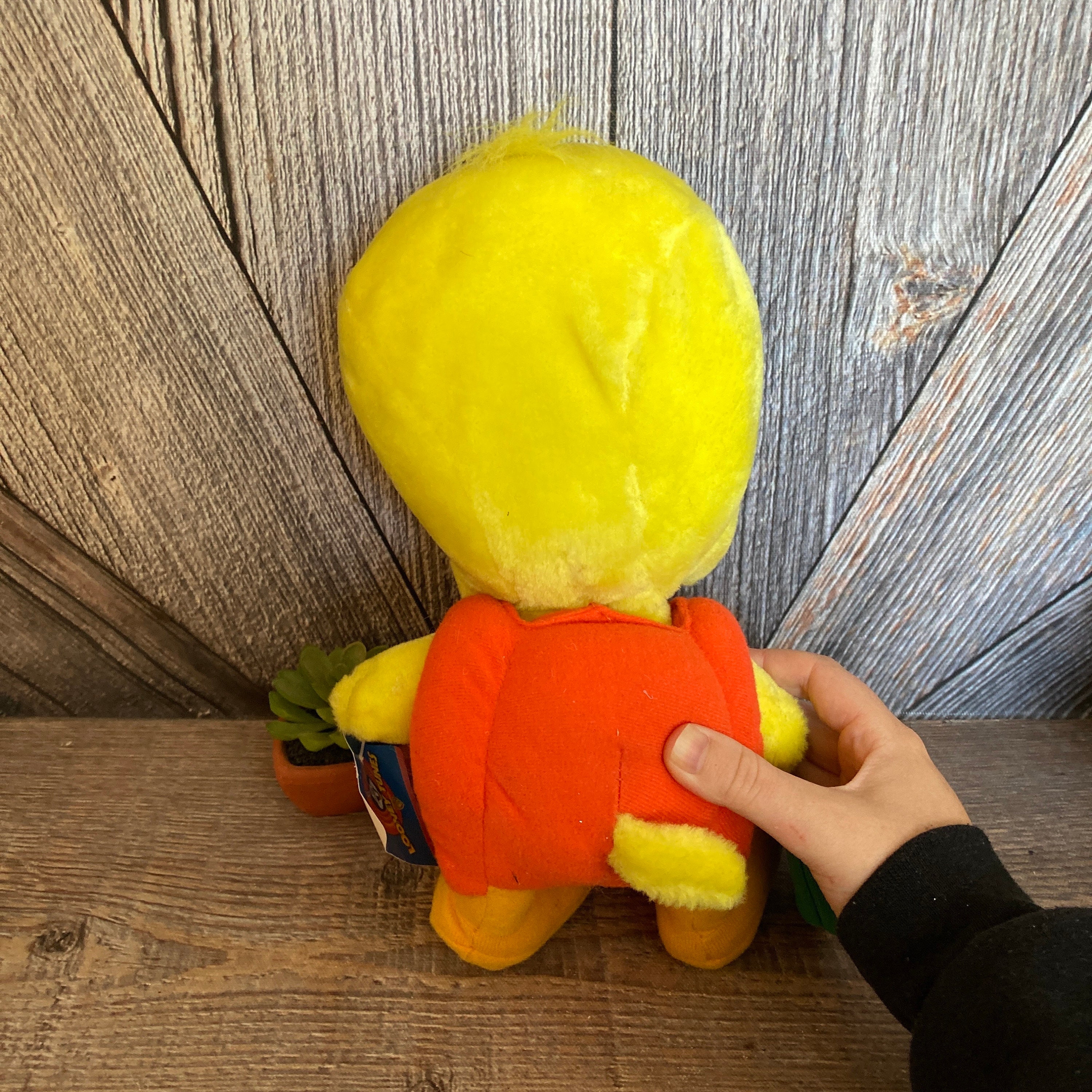 Vintage Tweety Bird Plush Halloween Pumpkin 1990s Looney Tunes
