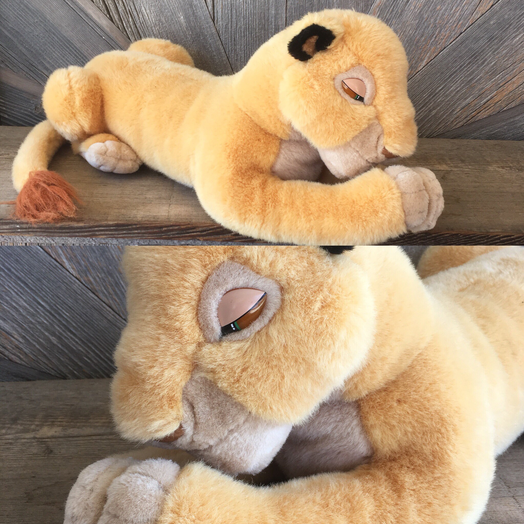 Stuffed Sarabi vintage 1990s Disney the Lion King Large Stuffed