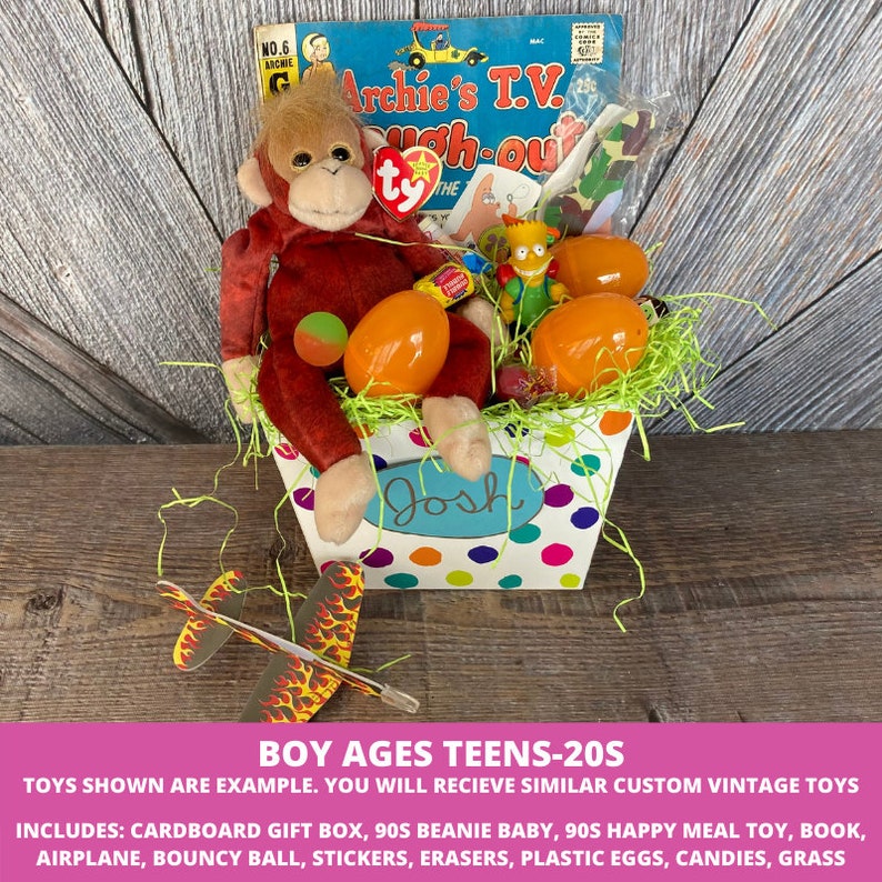 Custom Filled Easter Basket Personalized Prefilled Premade Etsy