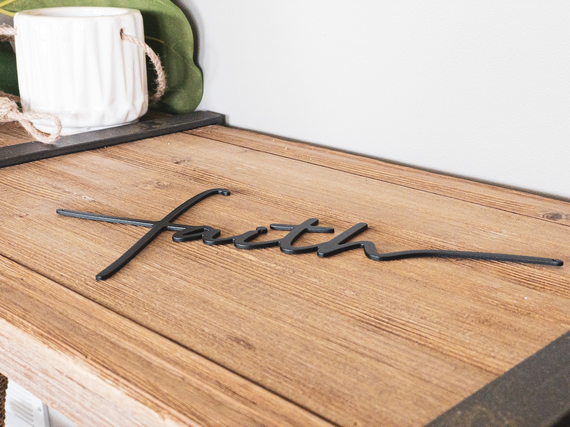 Wall Cross Decor Metal Faith Cross Cross Wall Sign Cross - Etsy