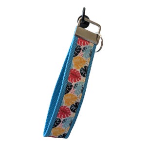 Palmvarenblad sleutelhanger schoudertasje, handgemaakt boho-accessoire, bladeren sleutelhanger, stevige accessoires, moeder leraar aanwezig, Sweet 16, ritssluiting