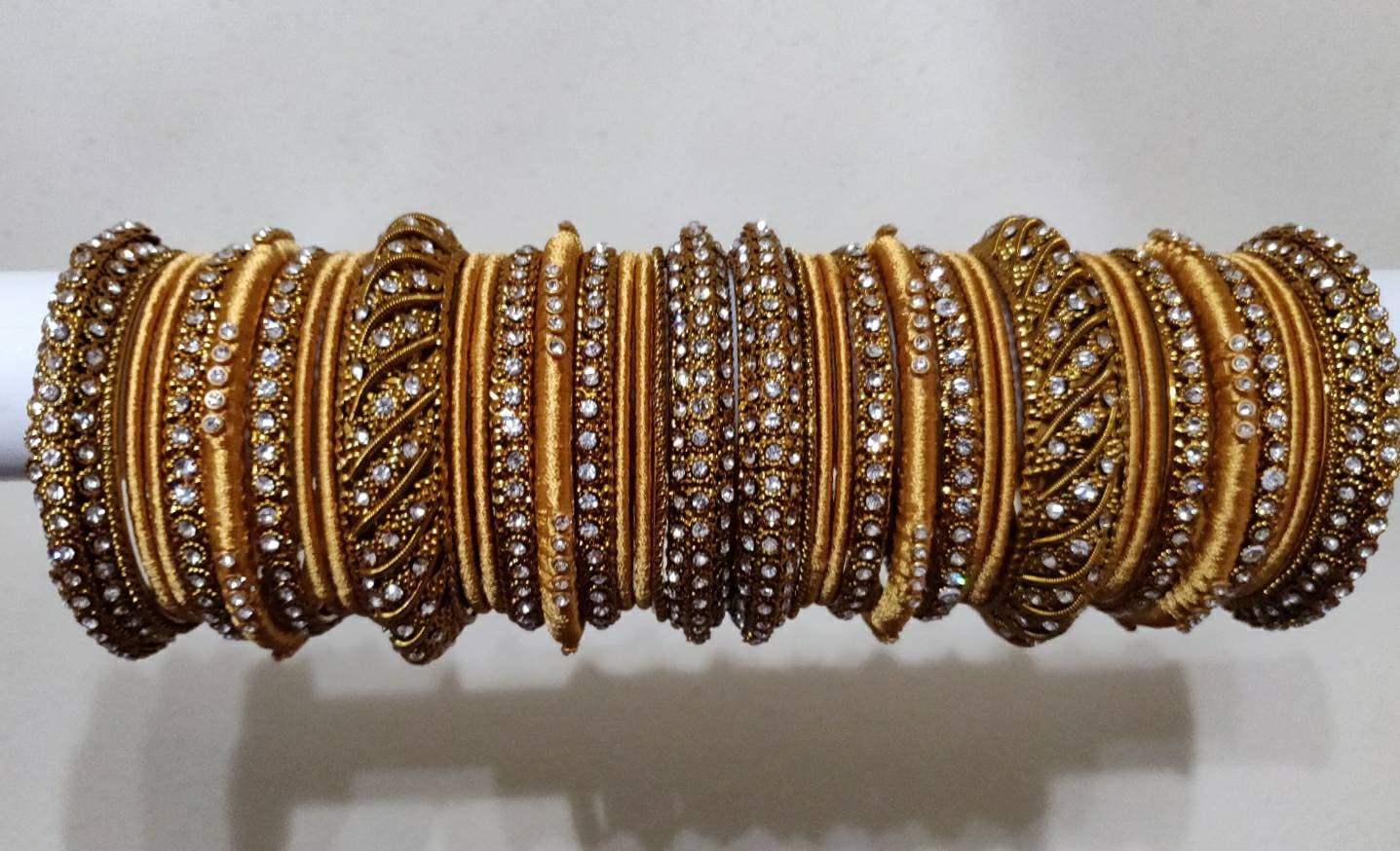 Silk thread bridal bangles set sale