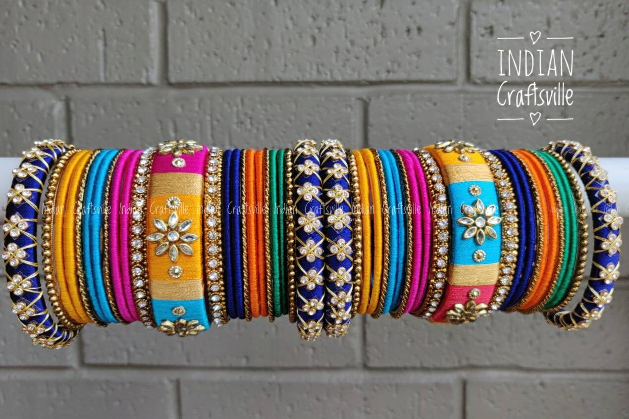 Silk thread cheap bracelet designs