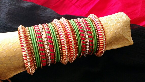 Handmade silk 2024 thread jewellery