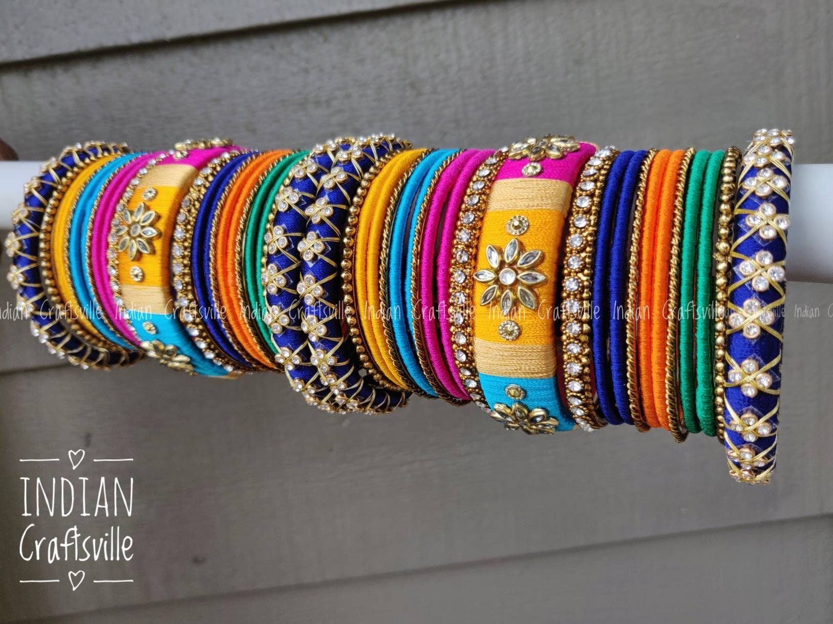 Silk thread bangles new designs 2019 deals