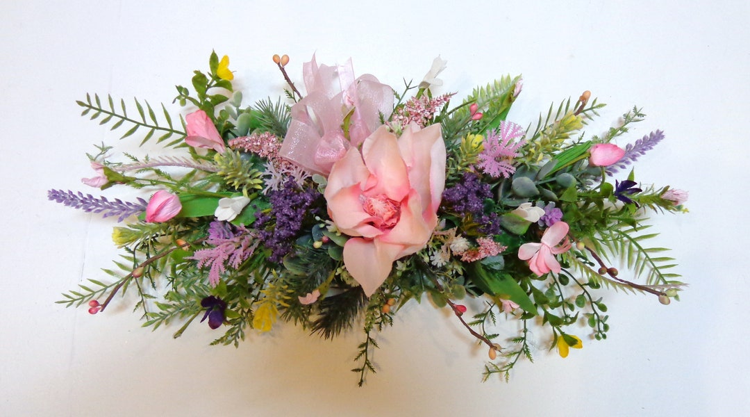 Spring Summer Small Floral Swagfor Small Living Spacepink Etsy