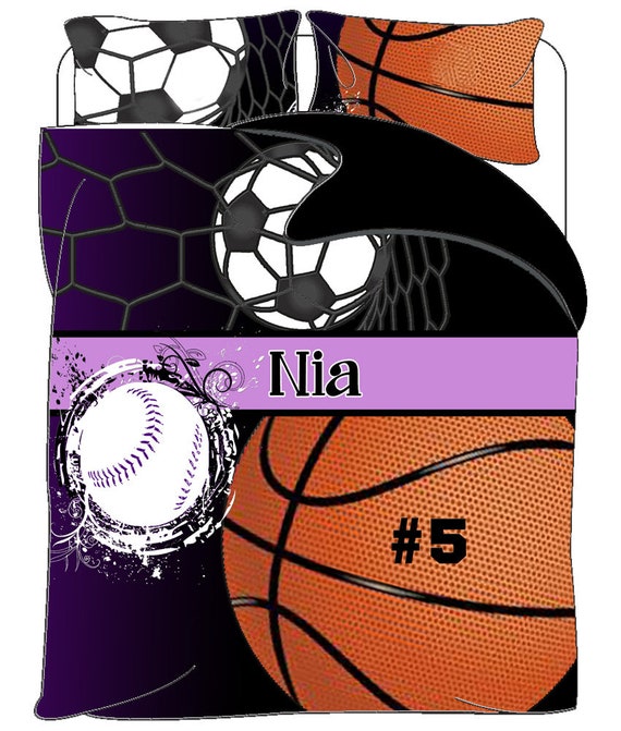 Sport Personalized Bedding Set Duvet Cover Comforter