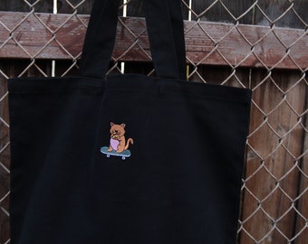 Sk8 Kat Tote Bag