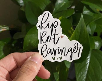 Rip, Rot, Ravinger Sticker: Bookish Romantasy Book Boyfriend