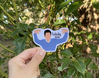 Twenty Nine Sticker, Schmidt, New Girl, Funny Sticker, Faceless Portrait, 29,