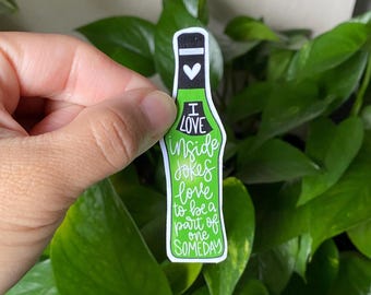 The Office Sticker: Michael Scott, Jim Halpert - Dunder Mifflin Inside Joke