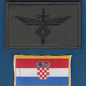 Croatian air Force and air DEFENCE, CADET INSIGNIA, vintage patch !