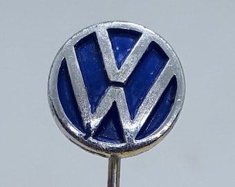 VW Volkswagen Logo ,Germany old vintage pin, badge, lapel, very rarre model !