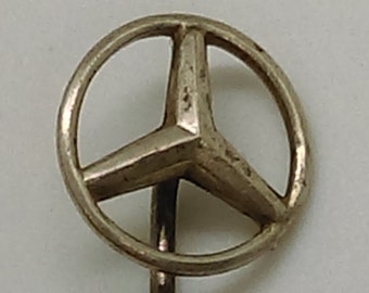 MERCEDES - logo German car auto, automotive, vintage pin, badge, abzeichen !