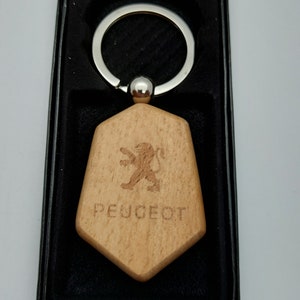 peugeot - logo frankreich auto unternehmensauto, selbst, automotiv, schlüsselanhänger kasten aus metall