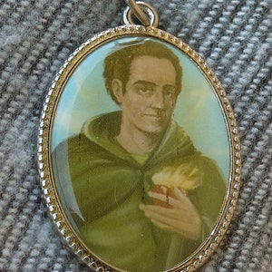 Sint-Augustinus, katholiek medaillon, vintage medaille in Kroatië!
