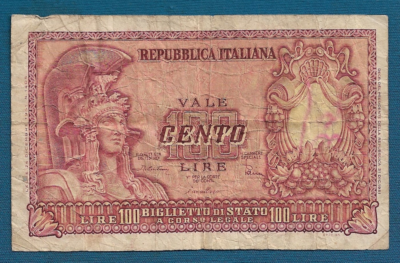 quanto vale 10 lire del 1951