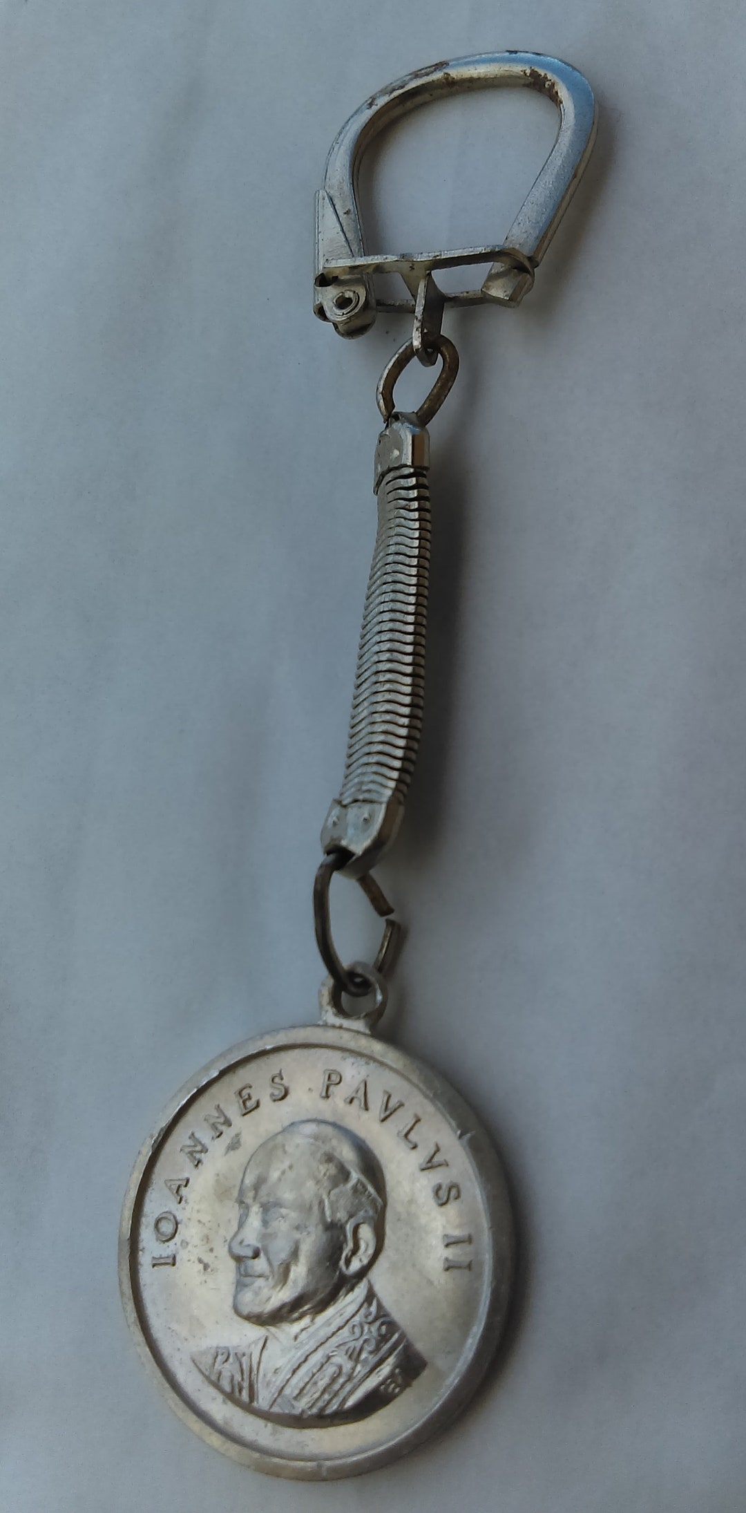Vatican Italy - ROMA Pope Joannes Pavlvs II, Vintage Catholic Keychains ...