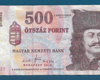 Gezag Doordringen Plakken Hungary Banknote 500 Forint 2010. Magyar Nemzeti Bank - Etsy