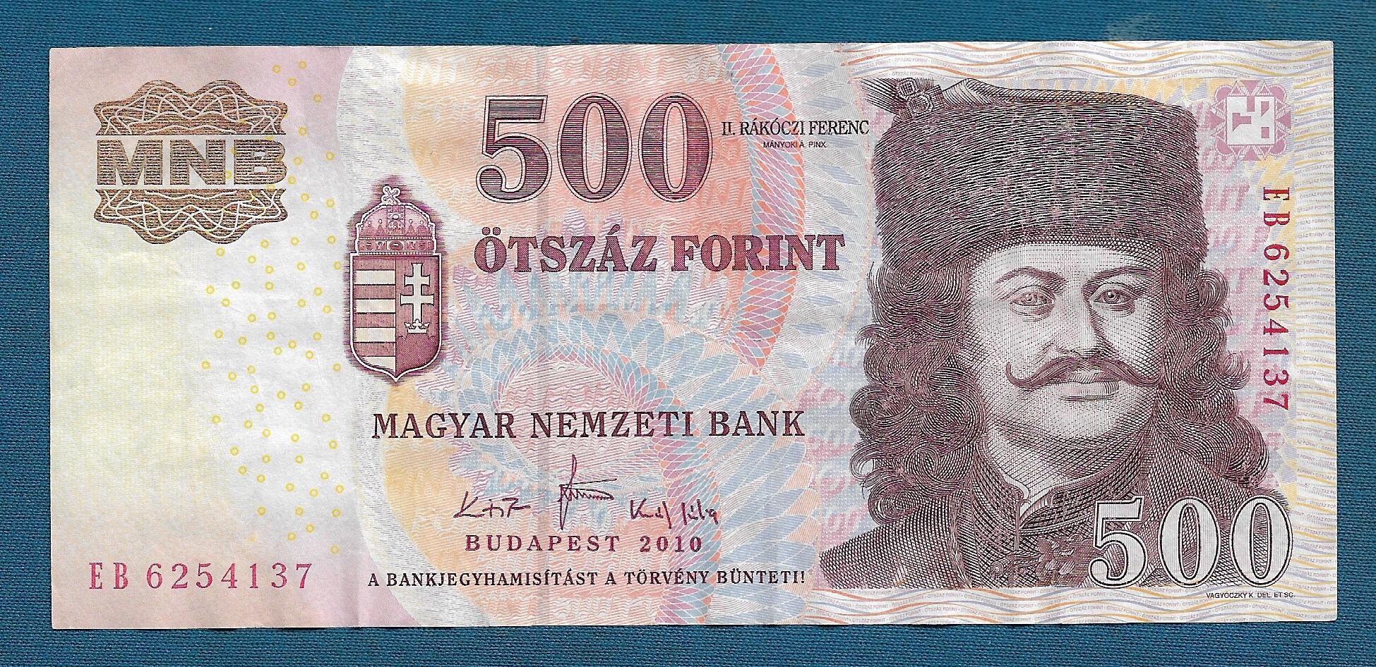 Money 500 Huf In Eur Euro Banknotes 500 Eur In Huf Money 6500 Huf In Eur Hungary Currency 500 Huf  To