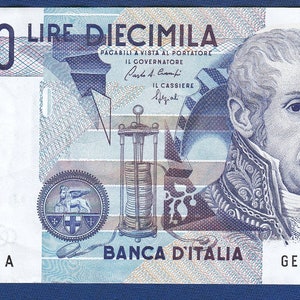 Italien Italia - 10 000 Lire 1984. Europa-Papiergeld-Banknoten, Original-Banknote!