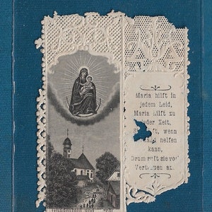 Marija Mary, moeder van God vintage heilige kaarten, Duitsland katholiek!