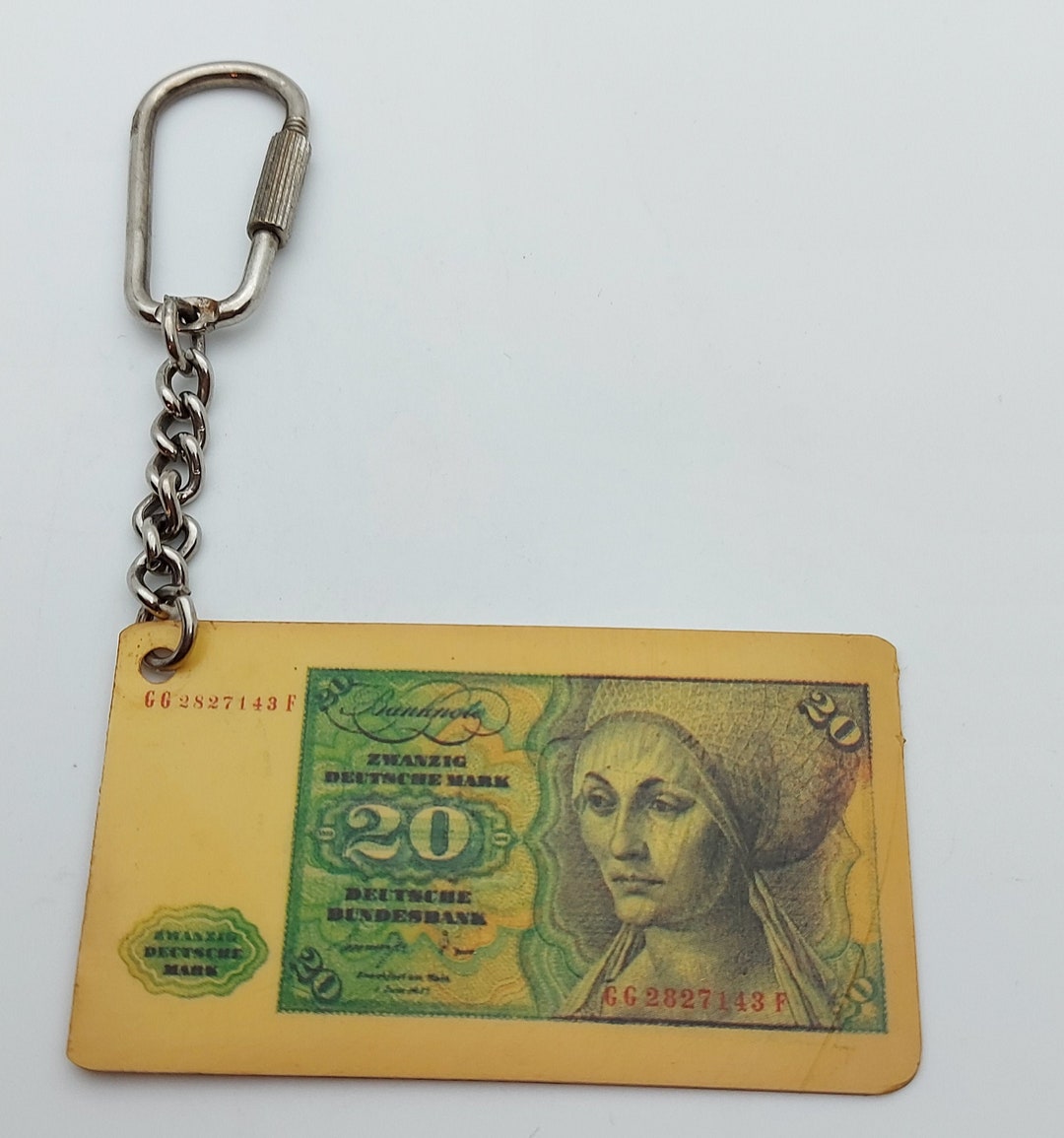 20 DEM Deutsche Mark Notes Germany Money Banknotes, Vintage Keychains ...
