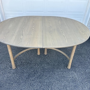 Ercol Mid Century Large  Oval Dining Table Extending Seats 10 to 12 - shipping is estimated, please message for a quote