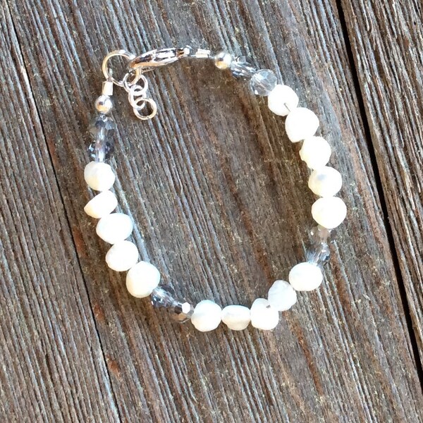 Baby Pearl Bracelet Etsy