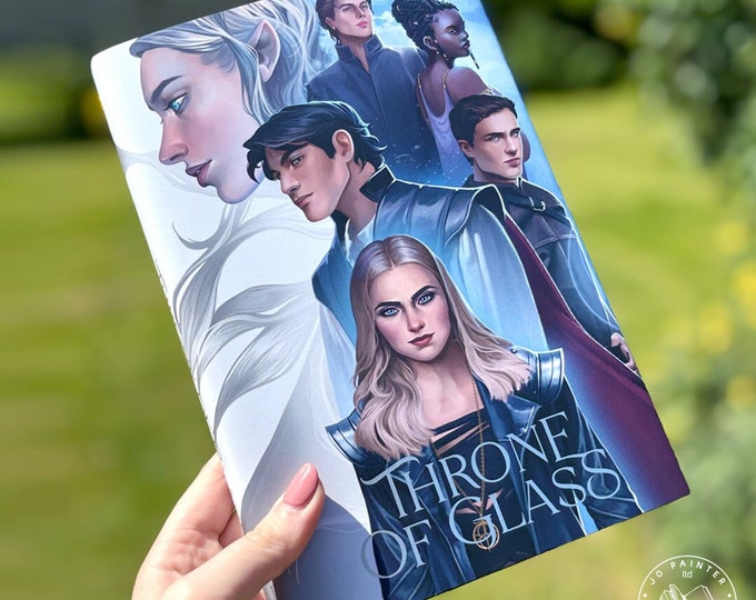 FULL SET Throne of Glass Dust Jackets - Sarah J. Maas Officially