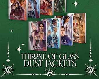 VOLLEDIGE SET - Throne of Glass Dust Jackets, Sarah J Maas, officieel gelicentieerd