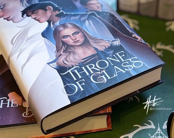 FULL SET - Throne of Glass Dust Jackets, Sarah J Maas, Officially Licensed