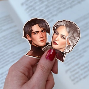 Dorian and Manon Removable Sticker, Throne of Glass, Sarah J Maas, Officially Licensed