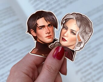 Dorian and Manon Removable Sticker, Throne of Glass, Sarah J Maas, Officially Licensed