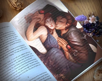 Cassian and Nesta Overlay, A Court of Thorns and Roses, ACOTAR, Sarah J Maas, Officially Licensed