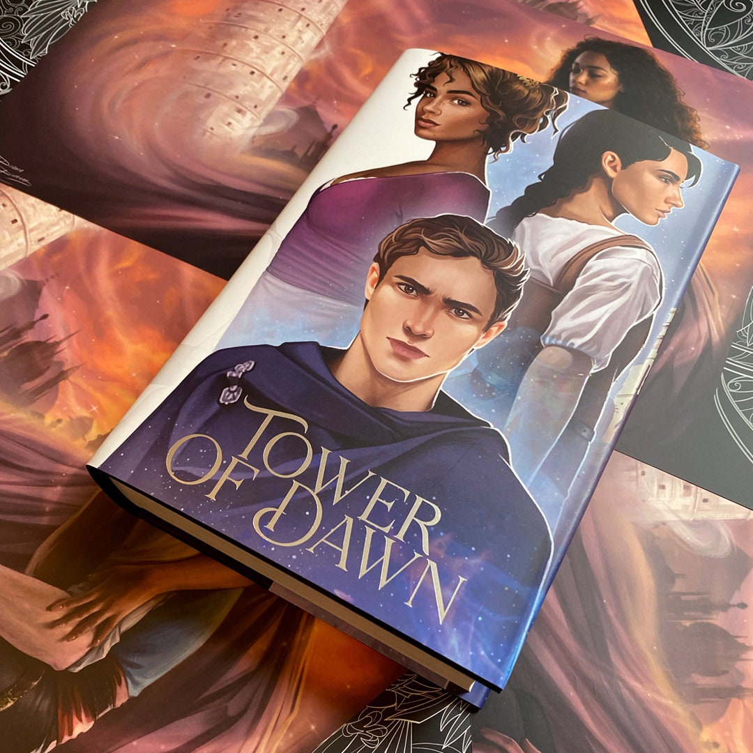 Tower of Dawn Throne of Glass Sarah J Maas Dust Jackets, Officially Licensed Etsy